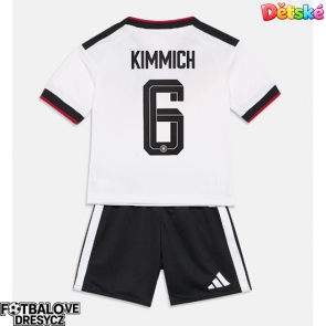 Německo Joshua Kimmich #6 Dětské Domácí dres komplet MS 2026 Krátký Rukáv (+ trenýrky)